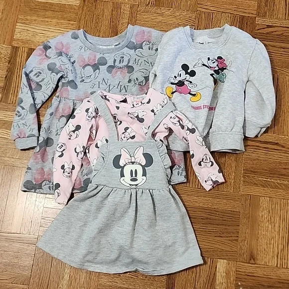 Disney | Dresses | Minnie Dress And Sweatshirt Lot 8 Mo | Poshmark